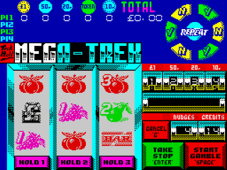 Fruit Machine Simulator 2 screenshot 2 for ZX Spectrum